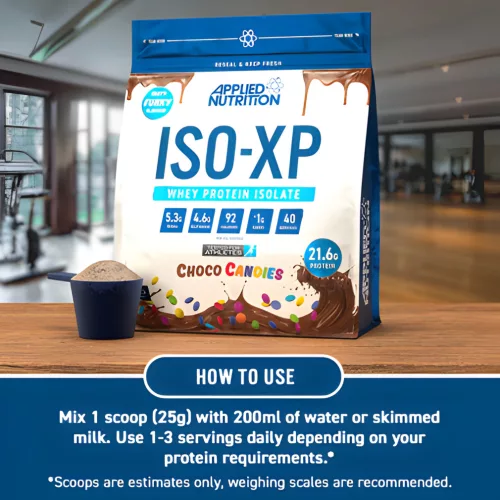 Applied ISO-XP Protein  - Tejsavófehérje izolátum - csokis cukorka - 1kg