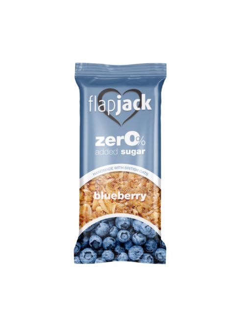 FlapJack ZERO zabszelet 100 g*15db - Áfonya - Hozzáadaott cukor nélkül