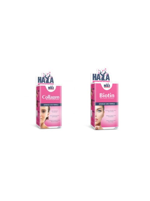 Kollagén Termékcsomag (Haya Labs Collagen 500mg + Biotin Maximum Strength 10 000mcg)
