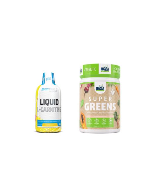 Liquid L-Carnitine Mango & Super Greens Lemon - Termékcsomag