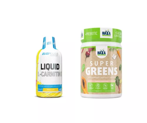 Liquid L-Carnitine Mango & Super Greens Lemon - Termékcsomag