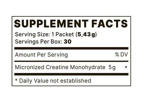 Balkan Pharma Creatine BP 30x5g - Ízesítetlen - Kreatin monohidrát