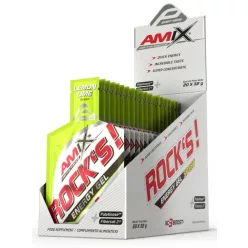   Amix Performance Rock's Gel Free - Cukormentes energiazselé - citrom-lime -20x32g