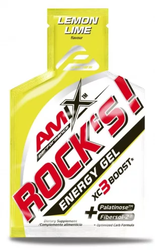 Amix Performance Rock's Gel Free - Cukormentes energiazselé - citrom-lime -20x32g