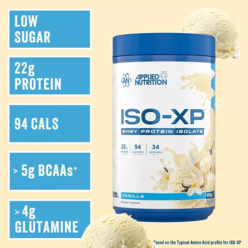 Applied ISO-XP Tejsavófehérje izolátum - eper - 850g