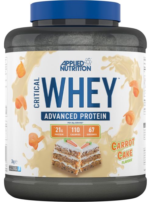 Applied Nutrition - Critical Whey Protein 2kg - Carrot Cake - Tejsavó Fehérje, répatorta