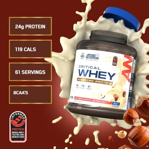 Applied Critical Whey Protein  - Tejsavófehérje mátrix - mogyorós csoki - 2000g