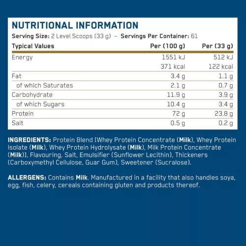 Applied Critical Whey Protein  - Tejsavófehérje mátrix - mogyorós csoki - 2000g