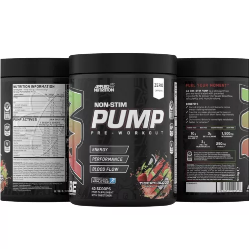 Applied ABE Non-Stim Pump - Stimulánsmentes edzés előtti italpor - tigrisek vére - 500g