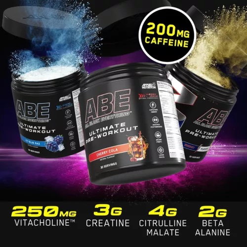 Applied ABE All Black Everything - Edzés előtti italpor - savanyú alma - 375g