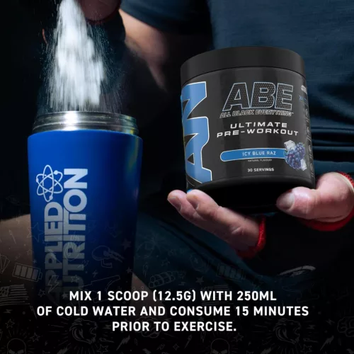 Applied ABE All Black Everything - Edzés előtti italpor - savanyú alma - 375g