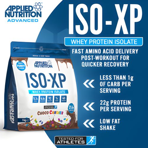 Applied ISO-XP Protein  - Tejsavófehérje izolátum - csokis cukorka - 1kg