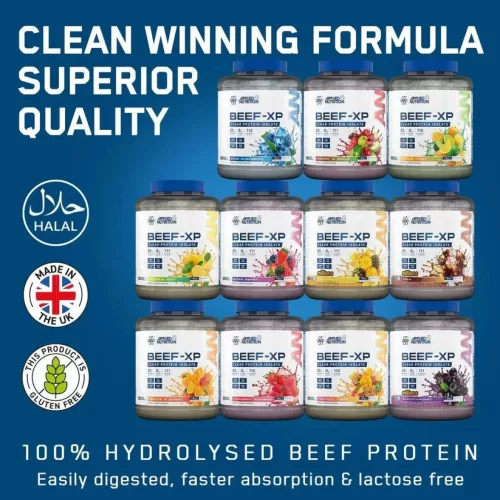 Applied_Nutrition_Beef_XP_Marhafeherje_izolátum_feketeribizli_1800g