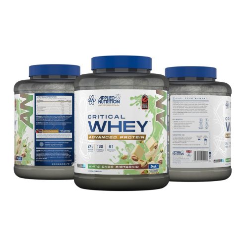 Applied Critical Whey Protein  - Tejsavófehérje mátrix - fehér csokis pisztácia - 2000g
