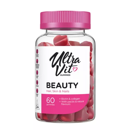 Vplab Ultravit Haj, bőr és köröm szépség - 60 gumivitamin