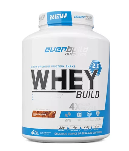 EverBuild Nutrition - WHEY BUILD 2.0 - Sós karamell - Tejsavófehérje - 500g
