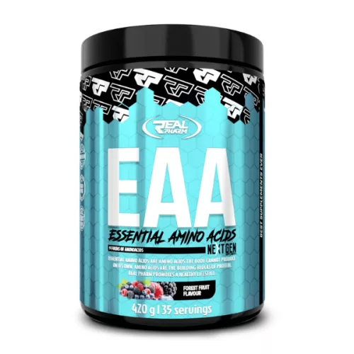 Real Pharm EAA Esszenciális aminosav italpor - erdeigyümölcs íz - 420g