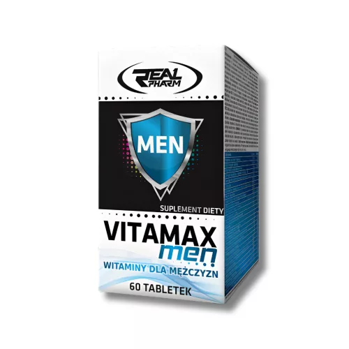 Real Pharm Vitamax Men - Férfi multivitamin - 60 tabletta