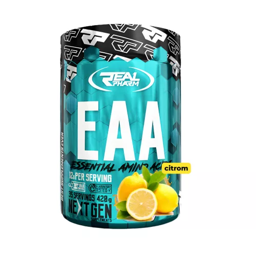 Real Pharm EAA Esszenciális aminosav italpor - citrom íz - 420g