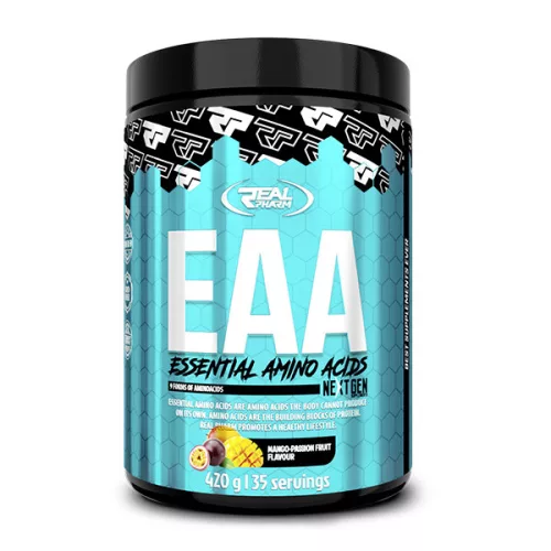 Real Pharm EAA Esszenciális aminosav italpor - mango-maracuja íz - 420g