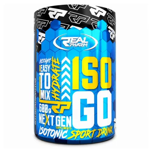 Real Pharm Iso Go izotóniás italpor - citrom íz - 600g