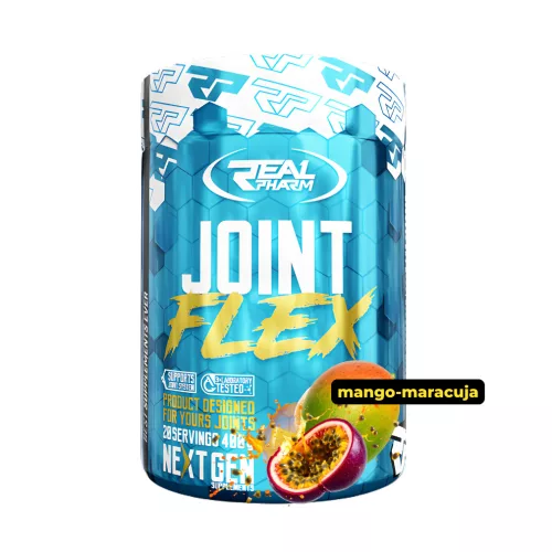 Real Pharm Joint Flex - izületi-támogató italpor - mango-marak íz - 400g