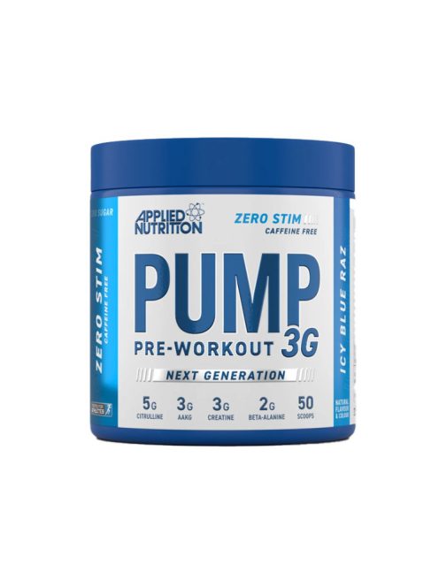 Applied Nutrition - Pump 3G Pre-Workout 375g (Caffeine free) - Icy blue raz