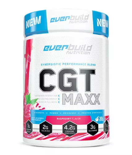 EverBuild CGT Maxx - Kreatin,Glutamin,Taurin (30 adag) -málna - 2000g