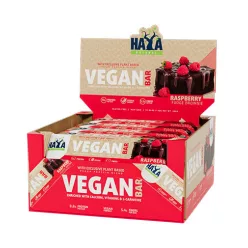 Haya Labs Vegán Protein szelet - Málnás Brownie - 12x40gr