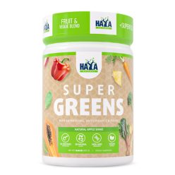   Haya Labs Super Greens superfood Zöldség Italpor - Barack íz - 300gr