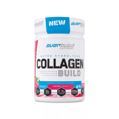 Everbuild Ultra Hydrolyzed Collagen Build - 300g – Kollagén italpor - Málna