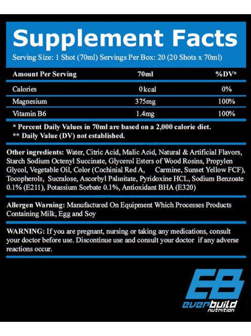 EverBuild Nutrition - MAGNE 2 SHOT ™ /Grapefruit 20*70 ml