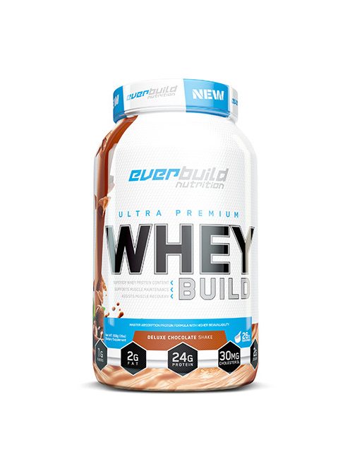 EverBuild Nutrition - Ultra Premium WHEY BUILD™ 454 g / 908 g / 2270 g - 908, Deluxe Chocolate Shake