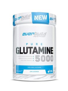   EverBuild Nutrition GLUTAMINE 5000 - 500g 100%-os gyógyszerészeti tisztaságú glutamin