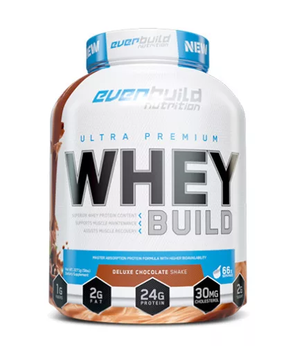 EverBuild Ultra Premium Whey Build - Tejsavó fehérje koncentrátum - mogyoróvaj - 2270g