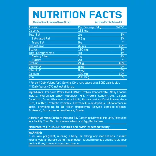 EverBuild Ultra Premium Whey Build - Tejsavó fehérje koncentrátum - mogyoróvaj - 2270g