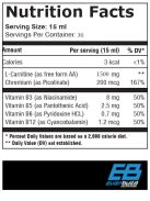 EverBuild Nutrition LIQUID L-CARNITINE + CHROMIUM / 450 ml - l-karnitin ital
