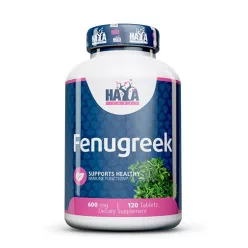   HAYA LABS - Fenugreek 600 mg / 120 tab - Görögszéna kivonat