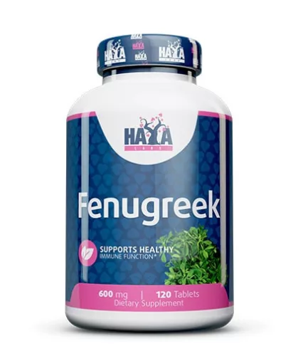HAYA LABS - Fenugreek 600 mg / 120 tab - Görögszéna kivonat