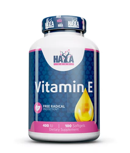 Haya Labs E-vitamin 400 IU - Antioxidáns - 100 kapszula