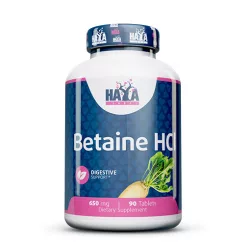   Haya Labs Betaine HCL - gyomorsav, emésztést támogató (650mg) - 90 tabletta