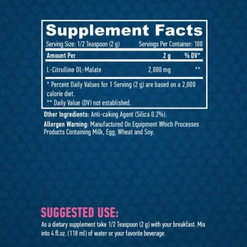 Haya Labs Sport Citrullin-malát italpor - 200g