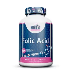 HAYA LABS - Folsav  (Folic Acid) 800mcg / 250 Tabs