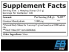 EverBuild Kreatin monohidrát italpor (100% tiszta) - ízesítetlen - 500g