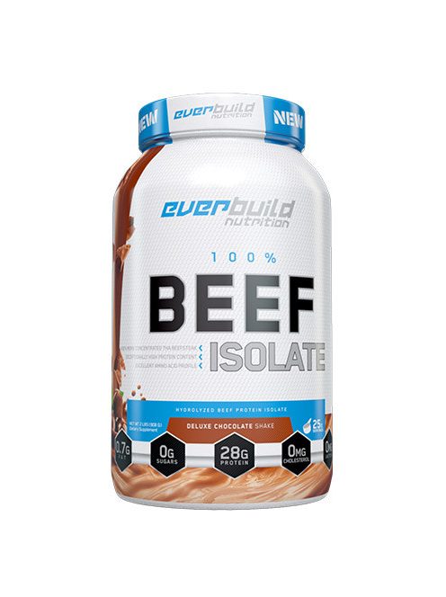 EverBuild Nutrition 100% Beef Isolate 908 g / 1816 g - 908, Vanilla - Marhafehérje izolátum