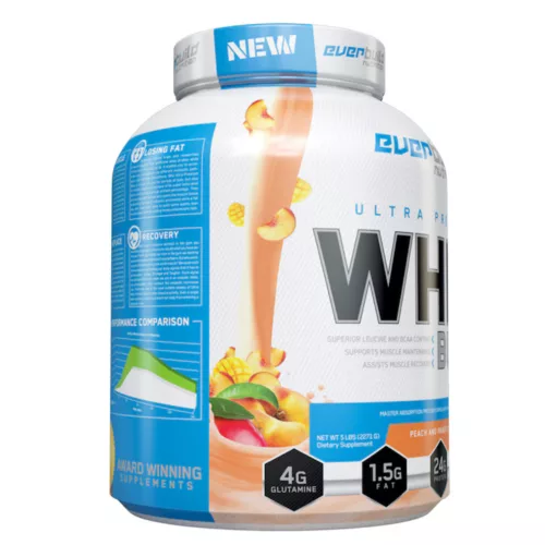 EverBuild Ultra Premium Whey Build - Tejsavó fehérje koncentrátum - barack/mangó - 2270g