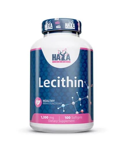 Haya Labs Lecitin - természetes zsírsavforrás (1200mg) - 100 kapszula
