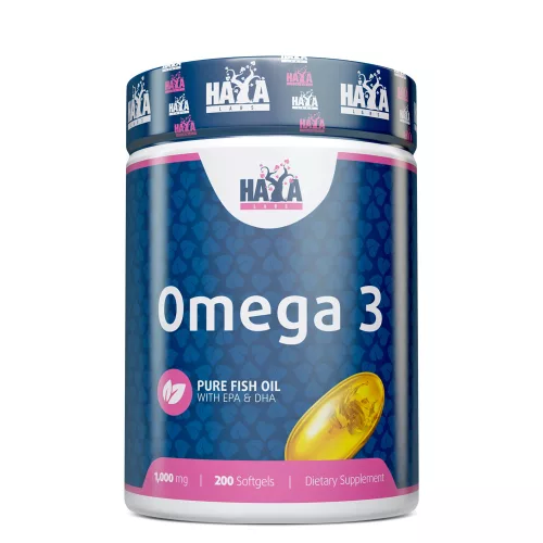 Haya Labs Omega 3 - omega EPA és DHA (1000mg) - 200 lágykapszula