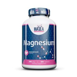   Haya Labs Magnézium-citrát - Izom- és idegrendszer támogatás (200 mg) - 100 tabletta 