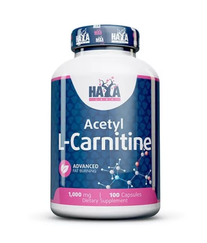 Haya Labs Acetil L-Carnitine - aminósav származék (1000mg) - 100 kapszula